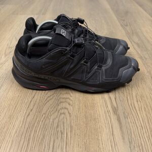 Salomon Speedcross 5 GTX Shoes Mens Size 11 Black Trail Running Contagrip